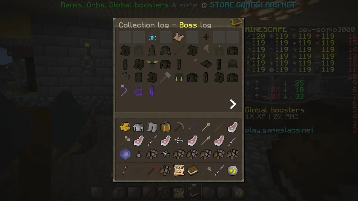 Further into the boss log